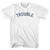 Trouble Adult Cotton T-shirt - White