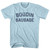 Boudin Sausage Adult Cotton T-shirt - Light Blue