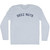 Deez Nuts Adult Tri-Blend Long Sleeve T-shirt - Athletic White