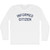 Informed Citizen Adult Cotton Long Sleeve T-shirt - White