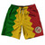 Los Angeles 10" Swim Shorts Made in USA - Red and Yellow