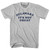 Delaware It's Not Great Cooper Font Adult Cotton T-shirt - Cool Grey