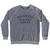 Delaware It's Not Great Cooper Font Adult Tri-Blend Sweatshirt - Athletic Grey