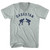 DAGESTAN Team Wrestling Adult Tri-Blend V-neck T-shirt - Athletic Cool Grey