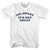 Delaware It's Not Great Cooper Font Womens Cotton Junior Cut T-Shirt - White