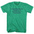 Custom Quote Adult Tri-Blend T-shirt - Athletic Green