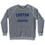 Custom Bubble The Athletics Adult Tri-Blend Sweatshirt - Athletic Grey