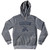 Custom Tricycle Tri-Blend Hoodie - Athletic Grey