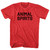 Animal Spirits Adult Tri-Blend T-shirt - Athletic Red
