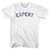 EXPERT Adult Cotton T-shirt - White