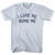 I LOVE ME SOME ME Adult Tri-Blend T-shirt - Athletic White