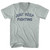 Just Keep Fighting Adult Tri-Blend V-neck T-shirt - Athletic Cool Grey