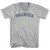 Prancer Adult Cotton V-neck T-shirt - Grey Heather