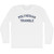 Polynesian Triangle Adult Cotton Long Sleeve T-shirt - White