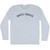 SANTA MONICA Adult Tri-Blend Long Sleeve T-shirt - Athletic White
