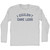 I Couldn't Care Less Adult Cotton Long Sleeve T-Shirt - Grey Heather