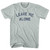 Leave Me Alone Adult Tri-Blend T-Shirt - Athletic Cool Grey