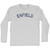 Enfield Adult Cotton Long Sleeve T-Shirt - Grey Heather