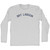 Sky Lagoon Adult Cotton Long Sleeve T-Shirt - Grey Heather