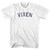 Vixen Womens Cotton Junior Cut T-Shirt - White