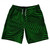 Multiple Lines Pattern 10" Swim Shorts Made in USA - Green Kelly and Black Multiple Lines Pattern 10" Swim Shorts Made in USA - Green Kelly and Black