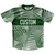 Multiple Lines Pattern Custom Finish Line  Running Shirt Track Cross Made In USA - Green Forest and White