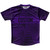 Multiple Lines Pattern Finish Line  Running Shirt Track Cross Made In USA - Purple Lakers and Black