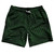 Multiple Lines Pattern Swim Shorts 7" Made in USA - Green Hunter and Black Multiple Lines Pattern Swim Shorts 7" Made in USA - Green Hunter and Black