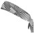 Multiple Lines Pattern Headband Made In USA - Black and White