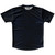 Multiple Lines Pattern Finish Line  Running Shirt Track Cross Made In USA - Blue Navy Almost Black and Black