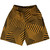Multiple Lines Pattern Basketball Practice Shorts Made In USA - Orange Burnt and Black Multiple Lines Pattern Basketball Practice Shorts Made In USA - Orange Burnt and Black