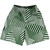 Multiple Lines Pattern Basketball Practice Shorts Made In USA - Green Forest and White Multiple Lines Pattern Basketball Practice Shorts Made In USA - Green Forest and White