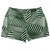 Multiple Lines Pattern Shorty Short Gym Shorts 2.5" Inseam Made In USA - Green Forest and White Multiple Lines Pattern Shorty Short Gym Shorts 2.5" Inseam Made In USA - Green Forest and White