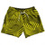 Multiple Lines Pattern 5" Swim Shorts Made in USA - Yellow and Black Multiple Lines Pattern 5" Swim Shorts Made in USA - Yellow and Black