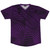 Multiple Lines Pattern Soccer Jersey Made In USA - Purple Medium and Black
