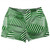 Multiple Lines Pattern Shorty Short Gym Shorts 2.5" Inseam Made In USA - Green Kelly and White Multiple Lines Pattern Shorty Short Gym Shorts 2.5" Inseam Made In USA - Green Kelly and White