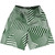 Multiple Lines Pattern Basketball Practice Shorts Made In USA - Green Hunter and White Multiple Lines Pattern Basketball Practice Shorts Made In USA - Green Hunter and White