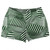 Multiple Lines Pattern Shorty Short Gym Shorts 2.5" Inseam Made In USA - Green Hunter and White Multiple Lines Pattern Shorty Short Gym Shorts 2.5" Inseam Made In USA - Green Hunter and White