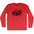 Go Sports Hooray Adult Tri-Blend Long Sleeve T-shirt - Athletic Red