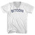 Bitcoin Adult Cotton V-neck T-shirt - White