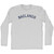 Badlands Adult Cotton Long Sleeve T-shirt - Grey Heather