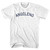 Angeleno Womens Cotton Junior Cut T-Shirt - White