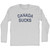 Canada Sucks Adult Cotton Long Sleeve T-shirt - Grey Heather