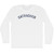 Catrachos Adult Cotton Long Sleeve T-shirt - White