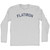 Flatiron Adult Cotton Long Sleeve T-shirt - Grey Heather