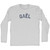 Gael Adult Cotton Long Sleeve T-shirt - Grey Heather