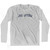 Jiu Jitsu  Adult Cotton Long Sleeve T-shirt - Grey Heather