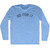 GO FOR IT Adult Tri-Blend Long Sleeve T-shirt - Athletic Blue