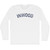 Inwood Adult Cotton Long Sleeve T-shirt - White