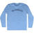 Islamorada Adult Tri-Blend Long Sleeve T-shirt - Athletic Blue